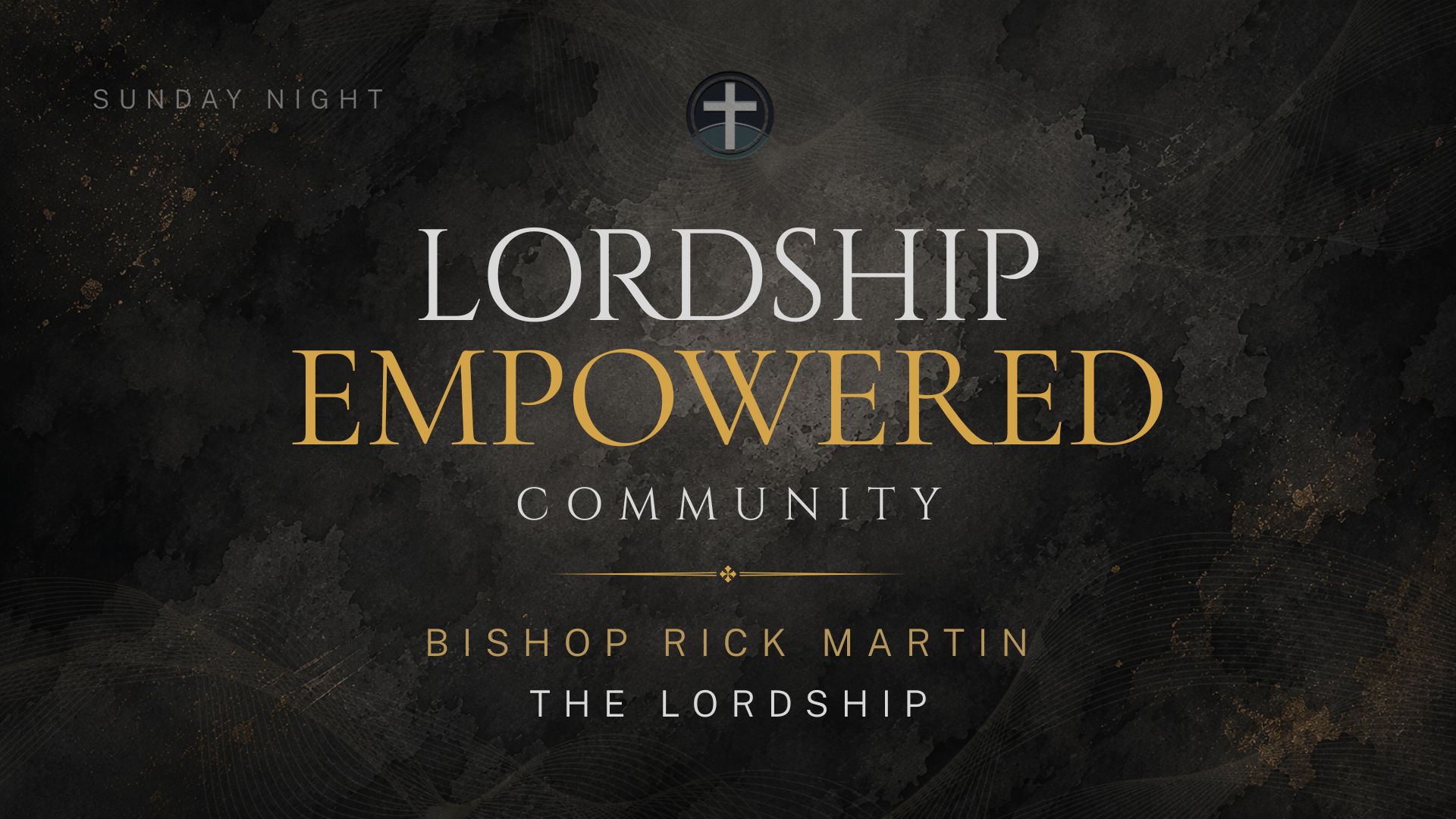 Bishop Rick Martin - First Night